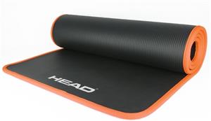 Head podložka na fitness, extra veľká, čierno-oranžová