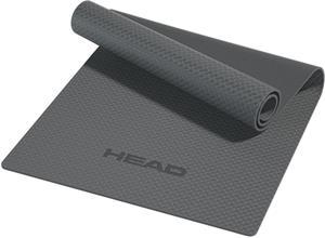 Head podložka na jogu a pilates, extra veľká, sivá
