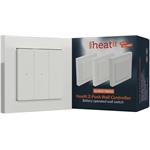 HEATIT Z-Push Wall Controller White RAL 9003, inteligentný vypínač