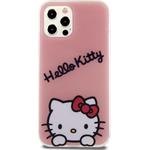 Hello Kitty IML Daydreaming Logo kryt pre iPhone 12/12 Pro, ružový