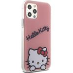 Hello Kitty IML Daydreaming Logo kryt pre iPhone 12/12 Pro, ružový