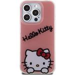 Hello Kitty IML Daydreaming Logo kryt pre iPhone 15 Pro, ružový