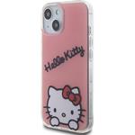 Hello Kitty IML Daydreaming Logo kryt pre iPhone 15, ružový