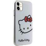 Hello Kitty IML Head Logo kryt pre iPhone 11, biely