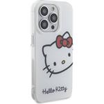 Hello Kitty IML Head Logo kryt pre iPhone 13 Pro, biely