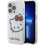 Hello Kitty IML Head Logo kryt pre iPhone 13 Pro, biely
