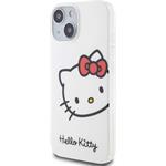 Hello Kitty IML Head Logo kryt pre iPhone 15, biely