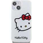 Hello Kitty IML Head Logo kryt pre iPhone 15, biely