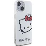 Hello Kitty IML Head Logo kryt pre iPhone 15, biely