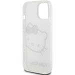 Hello Kitty IML Head Logo kryt pre iPhone 15, biely