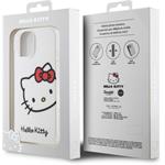 Hello Kitty IML Head Logo kryt pre iPhone 15, biely