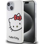 Hello Kitty IML Head Logo kryt pre iPhone 15, biely