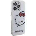 Hello Kitty IML Head Logo kryt pre iPhone 15 Pro, biely