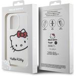 Hello Kitty IML Head Logo kryt pre iPhone 15 Pro, biely