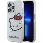 Hello Kitty IML Head Logo kryt pre iPhone 15 Pro, biely