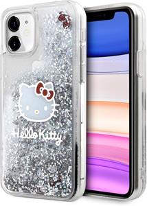 Hello Kitty Liquid Glitter Electroplating Head Logo kryt pre iPhone 11, číry