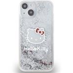 Hello Kitty Liquid Glitter Electroplating Head Logo kryt pre iPhone 13, transparentný