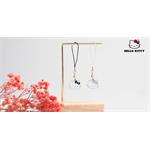 Hello Kitty prívesok Kitty Head, čierny