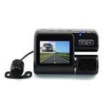 Helmer duálna HD kamera do auta, 120°, 2" displej