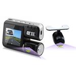 Helmer duálna HD kamera do auta, 120°, 2" displej