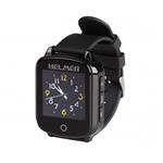 Helmer inteligentné hodinky pre seniorov s GPS, čierne