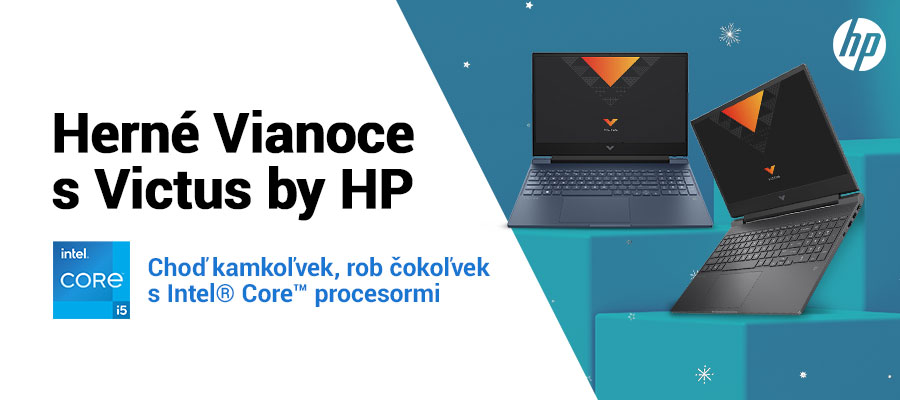 Herné notebooky Victus by HP s Intel Core procesormi