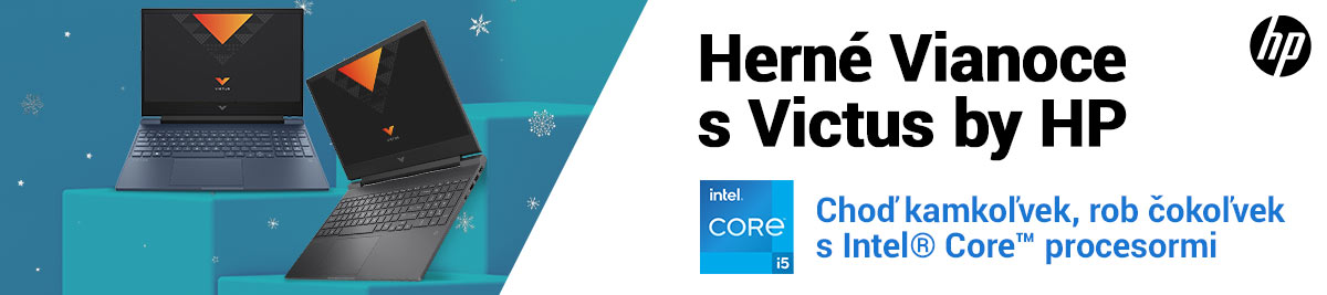 Herné notebooky Victus by HP s Intel Core procesormi