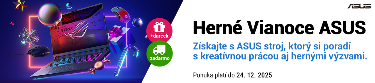 Herne Vianoce s Asus!