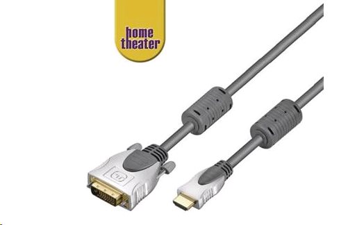 Home Theater kábel HDMI na DVI M/M, prepojovací, 15,0m