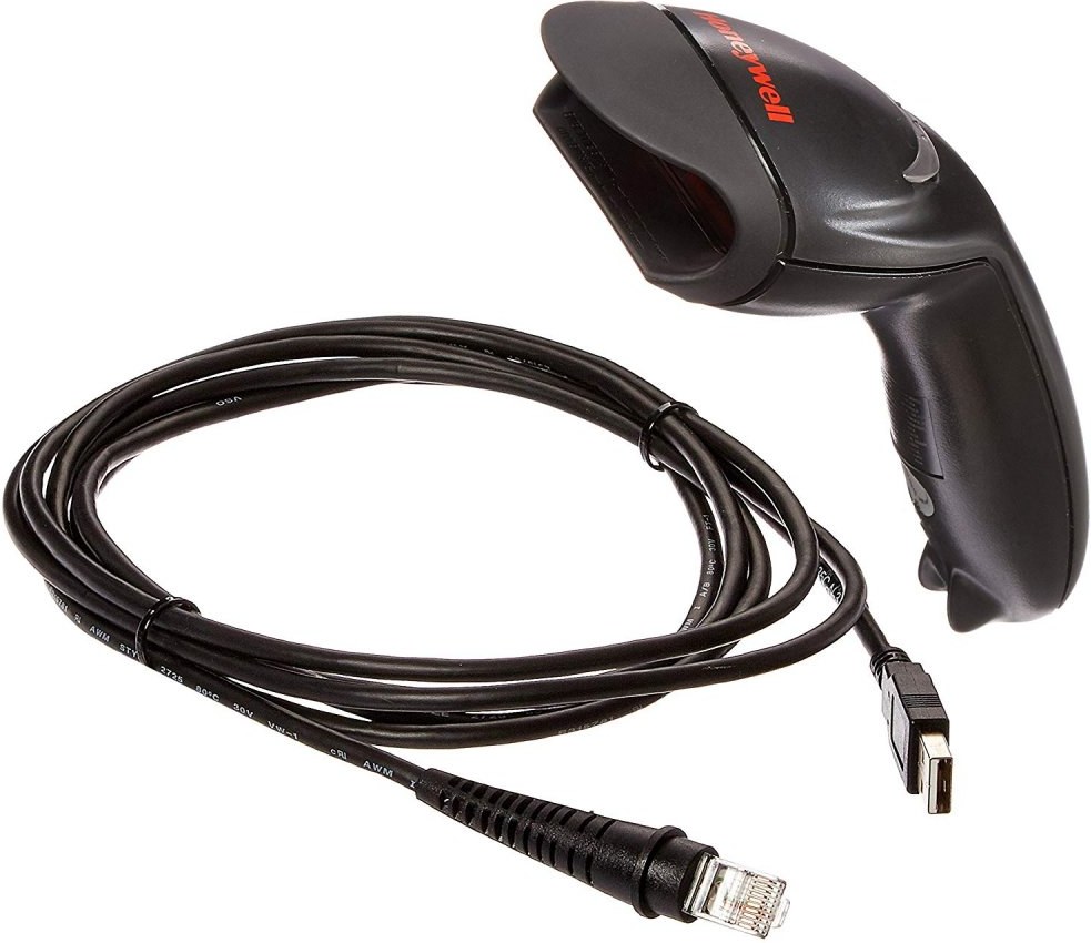 Honeywell MS5145 Eclipse, laser, 1D, USB, čierna + stojan