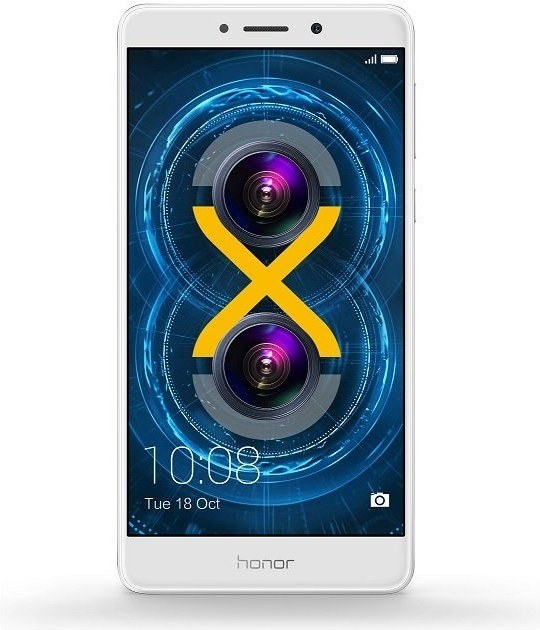Honor 6X, Dual Sim, strieborný