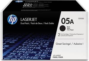HP 05A, 2x čierny, CE505D, 2x 2300 strán