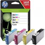 HP 364 CMYK, multipack - sada 4ks