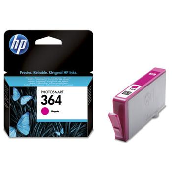 HP 364 Magenta Inkjet Print Cartridge - po záruke 100% funkčné
