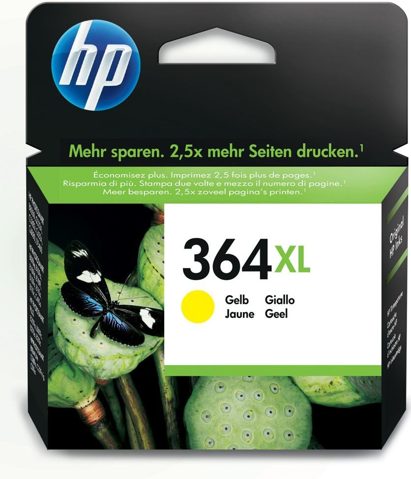 HP 364XL, žltá, 750 strán