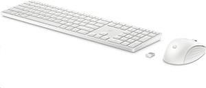 HP 650, bezdrôtová klávesnica a myš, biela