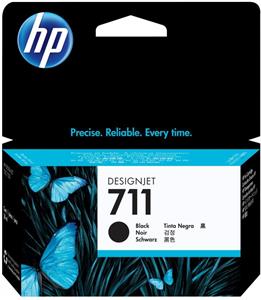 HP 711, čierna, CZ129A, 38 ml.