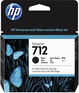HP 712XL, čierna, 3ED71A, 80 ml
