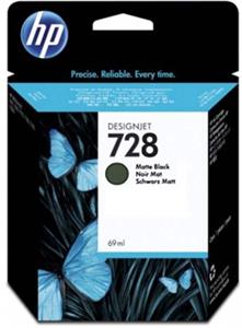 HP 728, matná čierna, 300 ml