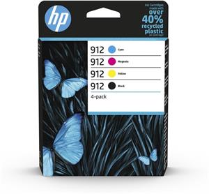 HP 912, čierna + farebné, 6ZC74AE, CMYK, 3x 315 strán, 1x 300 strán