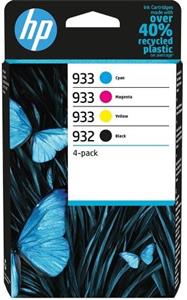 HP 932/933, farebné + čierna, CMYK, 4-balenie