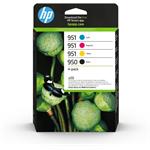 HP 950/951, čierna + farebná 4-balenie