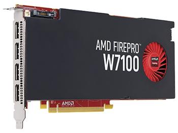 HP AMD FirePro W7100 8 GB Graphics, 4xDP