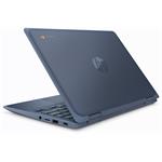 HP Chromebook x360 11 G3, 10X25EA, modrý