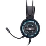 HP DHE-8001U, slúchadlá s mikrofónom, čierne