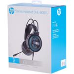 HP DHE-8001U, slúchadlá s mikrofónom, čierne
