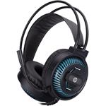 HP DHE-8001U, slúchadlá s mikrofónom, čierne