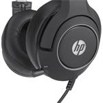 HP DHE-8003, slúchadlá s mikrofónom, čierne