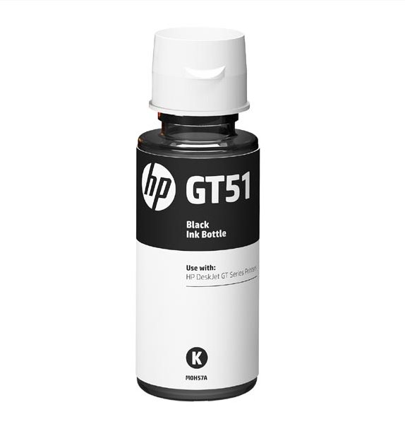 HP GT51, fľaša atramentu, čierna, 5000str., 80ml