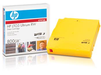 HP LTO-3 RW RFID Non Custom Labeled Data Cartridges (20 pack)